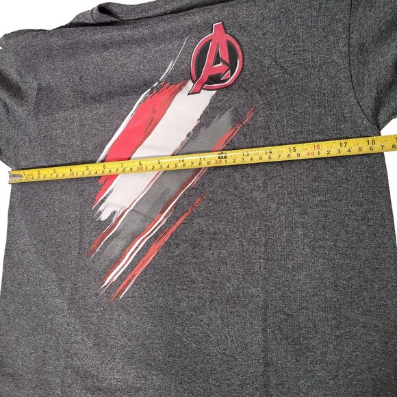 Marvel Avengers Age Of Ultron Graphic T-Shirt Gray Short Sleeve Size 18 - Picture 6 of 7